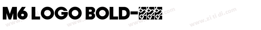 M6 Logo Bold字体转换